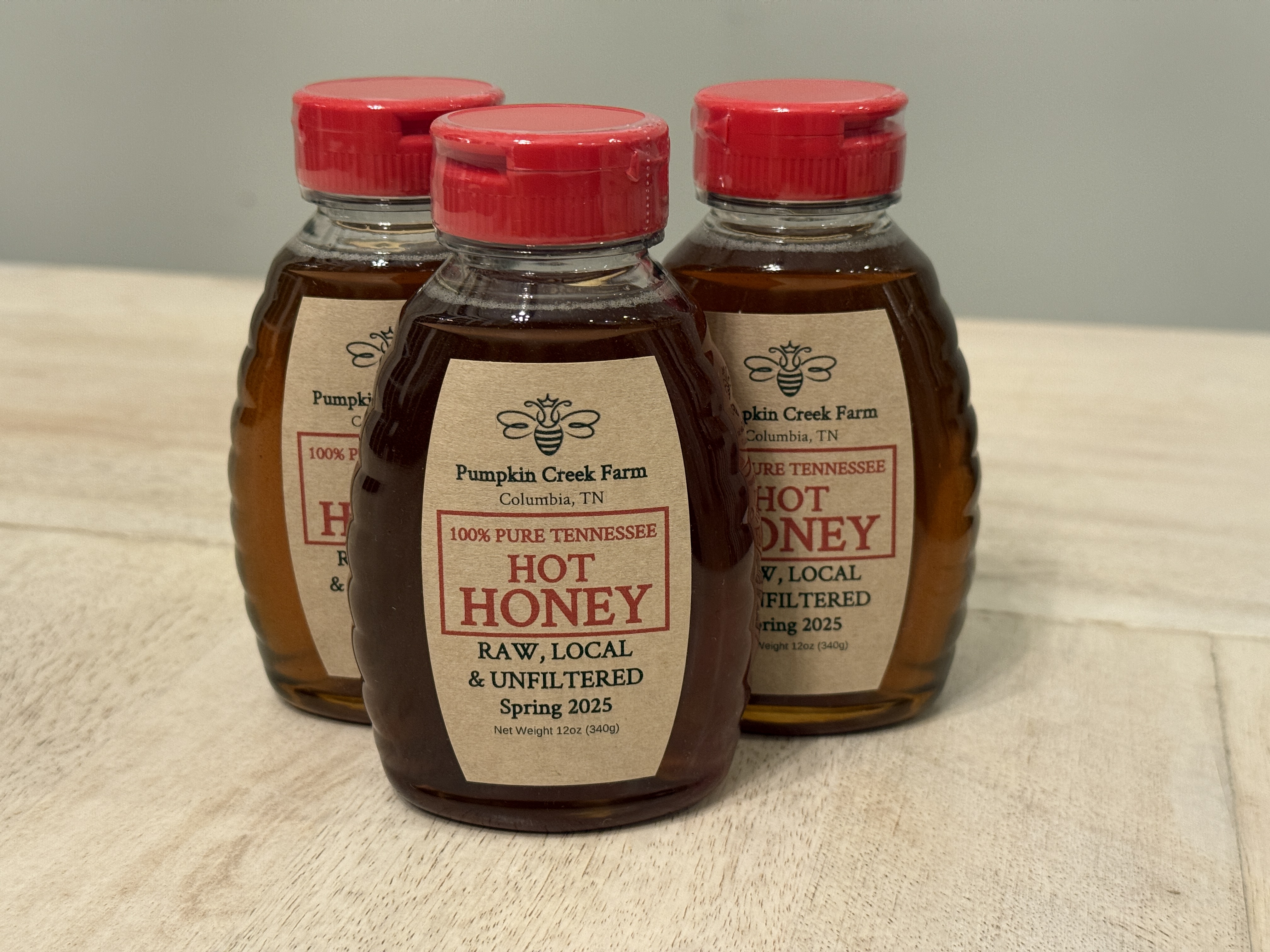 Hot honey from Pumpkin Creek Farm